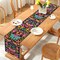 Cinco De Mayo Table Runner 13x72" – Mexican Fiesta & Dia De Los Muertos Party Decor